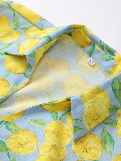 Lucille ™ conjunto con estampado de limones